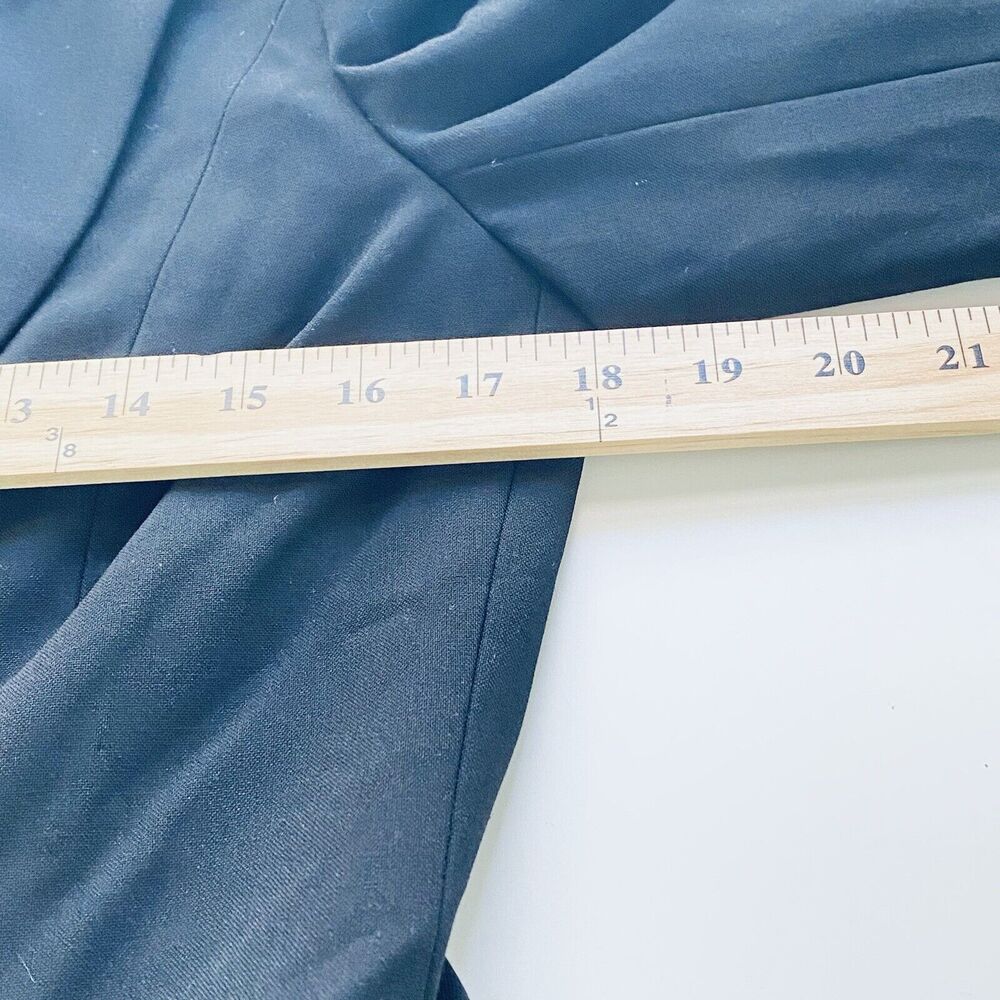 A. Garfied Blazer Size 6 Black Minimalist Business Career Professional Capsule - Picture 3 of 9